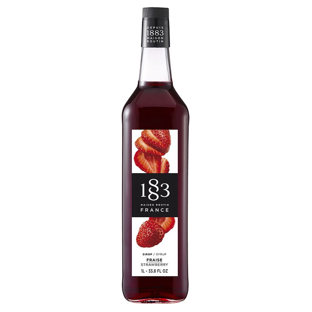 Сироп 1883 Клубника натуральная (Strawberry without coloring), 250 мл
